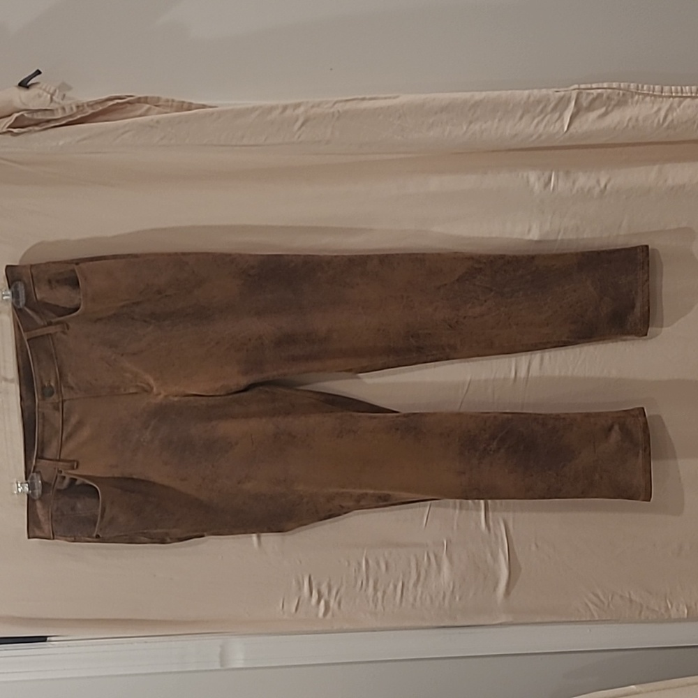 Chico's Leather Look Pants